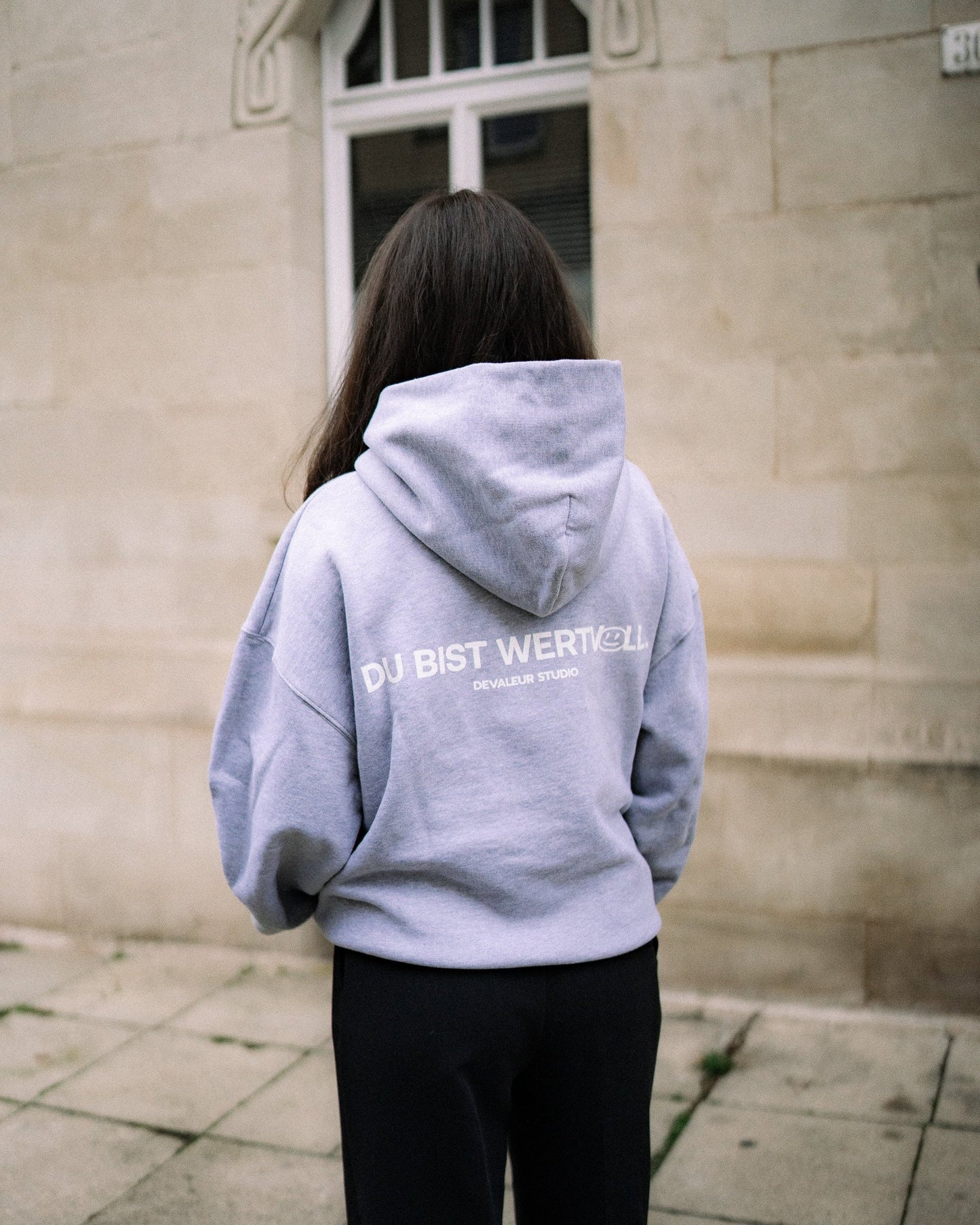 DU BIST WERTVOLL HOODIE (Grau)