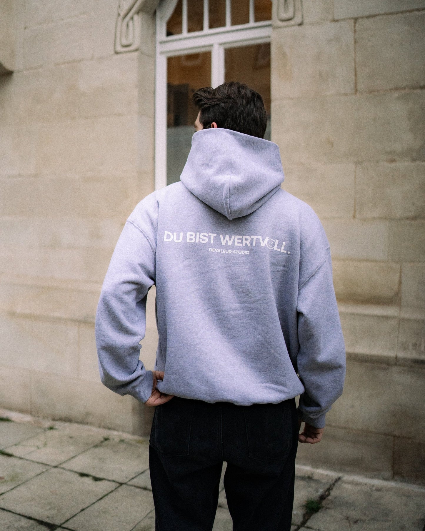 DU BIST WERTVOLL HOODIE (Grau)