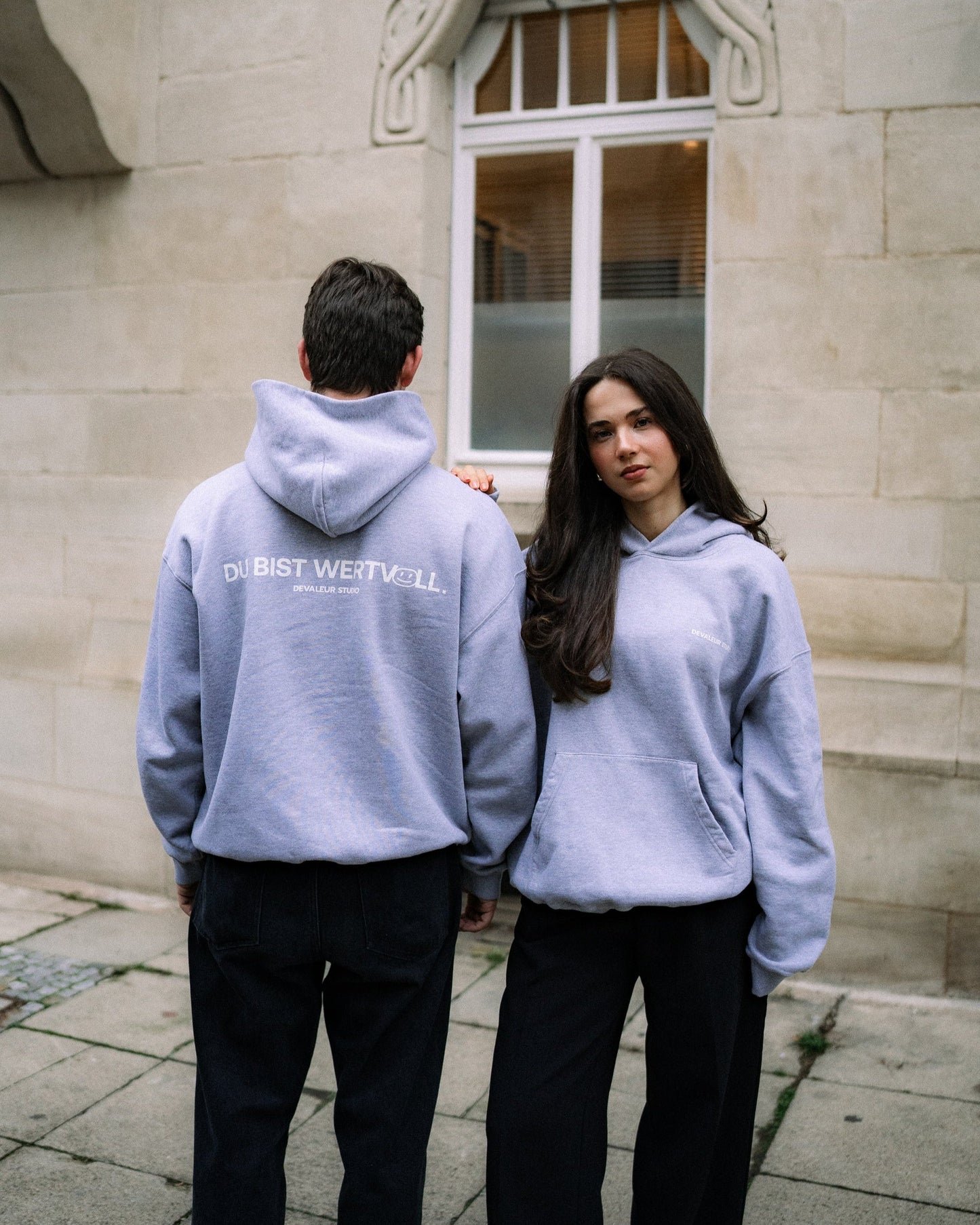 DU BIST WERTVOLL HOODIE (Grau)